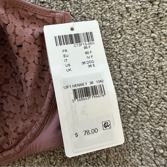 CHANTELLE Norah Smooth Bra in Henna Size 36DDD - Picture 2 of 6